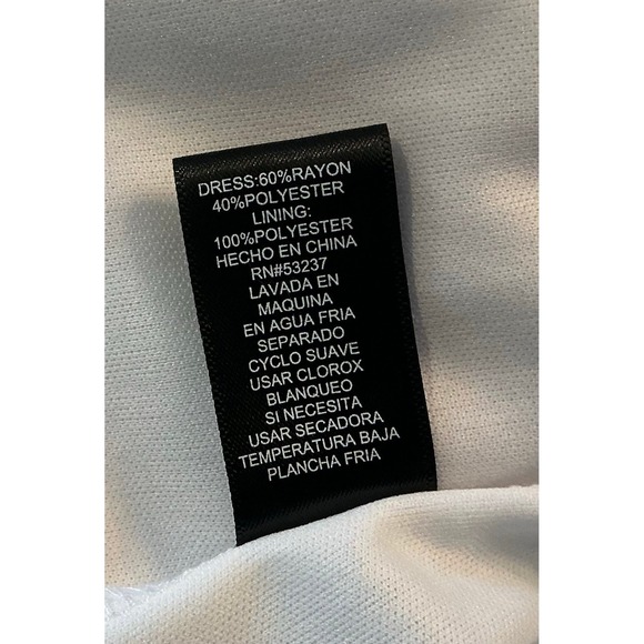 Mlle Gabrielle M 3/4 Sleeve Button Down Midi Dress Gauzy Beach Resort Spa Vacay - Picture 9 of 9